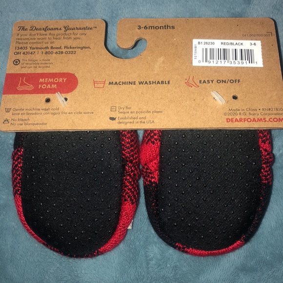 Dearfoam memory foam slipper 3-6mth - Picture 4 of 5